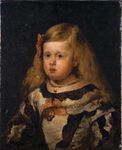 A Infanta Margarida (cópia de óleo de Velásquez)